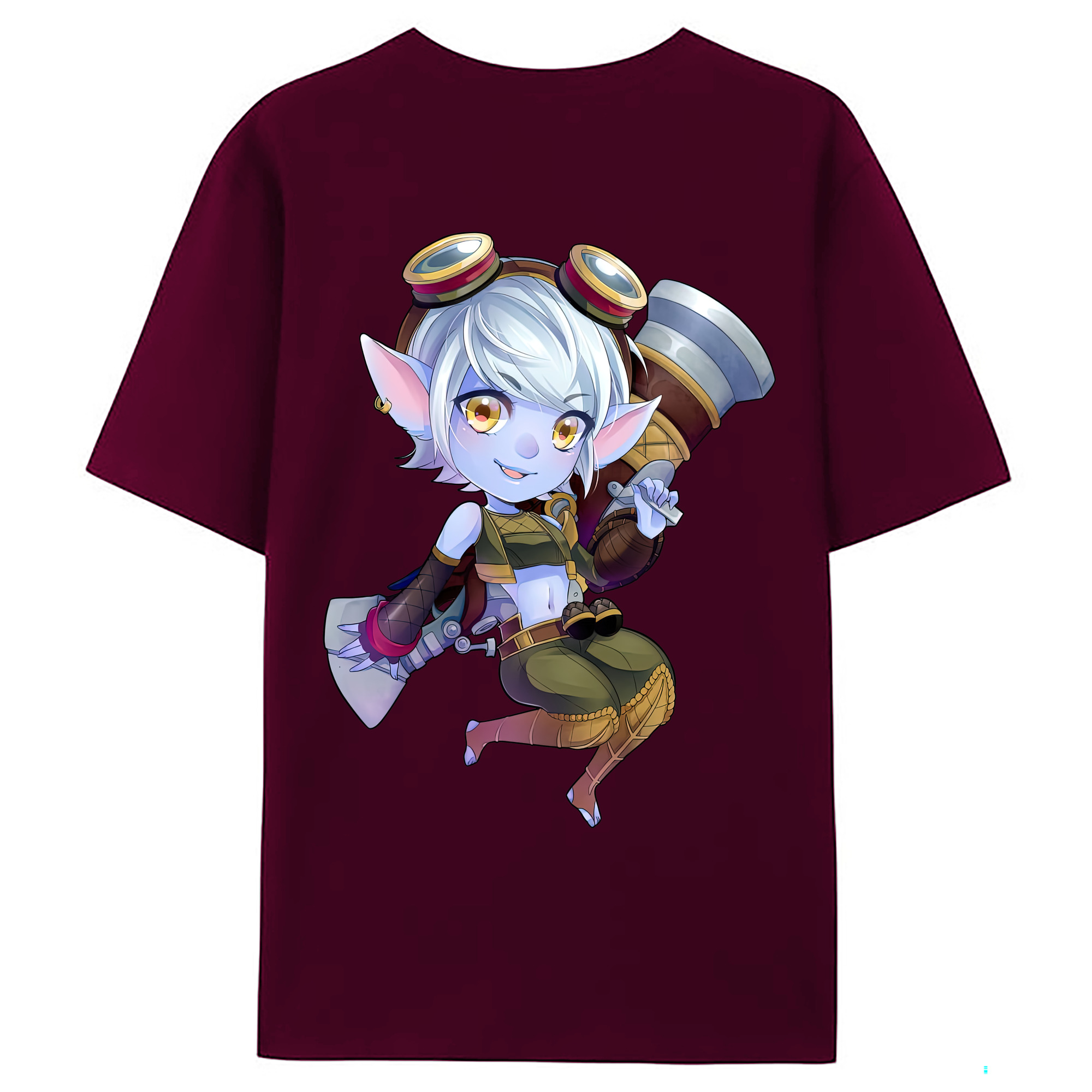 （画像用） リーグ・オブ・レジェンド League of Legends LOL レディース半袖Tシャツ(バックプリント)